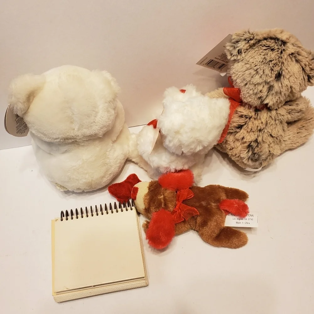 🧸💝📅🗓  Valentine's Day Bears & dog w/ Calendar